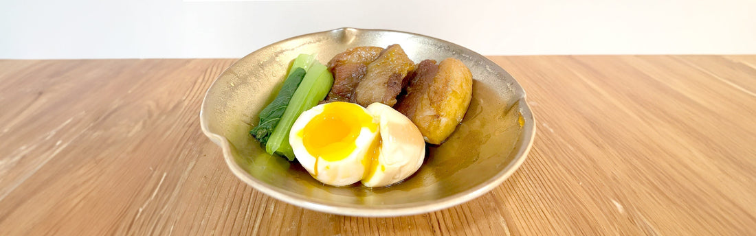 ブラウンアルロースを使った、やさしい甘さの豚の角煮。しっかりとコクがありながら、後味はすっきり。